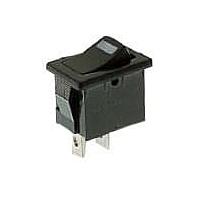 E-Switch R1966ABLKBLK SPECIAL S ສະຫນັບສະຫນູນ Rocker Switches SPST On-Off Blk Act, PC Pin