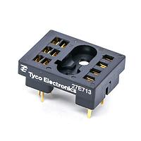 AMP Connectors - TE Connectivity 5-1393143-7 ປຸ່ມຕິດຕັ້ງ Relay 27E713=SOCKETS