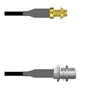 Amphenol Custom Cable Q-2Y01X0008011i ສາຍສະບັບ RF SMA-SJB/N-SJB RG58 11I