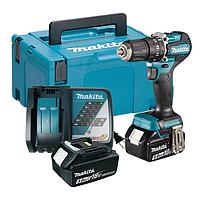 MAKITA DHP487RFJ ເຈາະແຮງຈູງໃຈດ້ວຍ 18V . ຫມໍ້ໄຟ