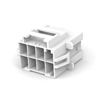 AMP Connectors - TE Connectivity 1-1971775-4 ກອງສາຍສອງ x 4 PBT-A ຝາປົກຄອບກະແຜນຕິດ