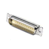 ITT Cannon DBMA25PF225 ປລັກ D-Sub, 25 ພິນ/ ຂໍ້ຕິດ crimp, ປົກ SST