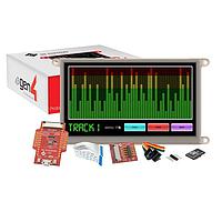 4D Systems SK-gen4-70D-AR ຊຸດເລີ່ມຕົ້ນເຄື່ອງມືພັດທະນາຈໍສະແດງສຳລັບ gen4-uLCD-70D-AR ມີ 4D Arduino Adaptor Shield-II, 4D-UPA, ບັດ microSD ອຸດສາຫະກຳ 4GB, ສາຍ FFC 150 mm, ສາຍຮິບບອນ 5 ທາງ ຜູ້ຍິງ-ຜູ້ຍິງ ມີຕົວແປຜູ້ຊາຍ-ຜູ້ຊາຍ