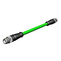 Molex 1203410989 ເຄື່ອງສາຍ Ethernet / ເຄື່ອງສາຍເຄືອກຕ່າງໆ CSE M12 CAT6A RJ45 MA STR TEAL TPE 45M