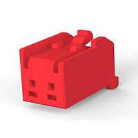 AMP Connectors - TE Connectivity 2-1971793-3 ຕູ້ປະກອບ GI CONN 2.5 PLUG HSG 2P ແດງ