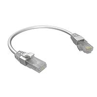 Amphenol Commercial Products RJE1Y23C05C42401 ການປະກອບສາຍເຄັບ RJ-RJ Ethernet, CAT6, ຮອງສຸດທ້າຍທີ່ບາບສຸດ 28AWG, ສີເທົາ, ປົກຄຸມດ້ວຍການອອກແບບພິເສດ, ບໍ່ມີການປ້ອງກັນ, ຄວາມຍາວ = 10 ແຟດ