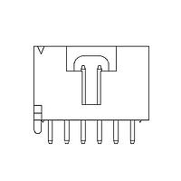 Amphenol Commercial Products G888A102321TEU ຫົວກັນປະຕິບັດ Shrouded Protect Header 2.54mm Pitch STR DIP,1x2Pin,Matte Tin,NY4T,TAIL=3.3mm,W/POST, ສີດຳ