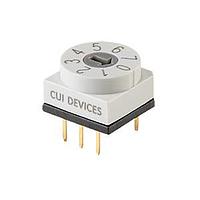 Same Sky (formerly CUI Devices) RDS1-8S-1065-D-67 DIP Switches 8 ຕຳແໜ່ງ ຮູທະລຸ 2.54 ມມ ໄລຍະຫ່າງ IP67 ຕົວກະຕຸ້ນລູກສອນແບບຮາບພຽງ DIP Switch