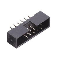 Amphenol Commercial Products G8231210YAEU ຫົວກັບກະຕ່າມີການຄຸ້ມຄອງ 2.0mm Pitch STR DIP,2x6Pin,FULL G/F,NY6T,TAIL=2.8mm,Removed#12Pos, TRAY