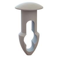 Essentra Components 27KY1870281 ກະແຈຮິວັດຮູບຮອບປະຕູ, ຮູບຮອບ .187, ຄວາມຫນາຂອງແຜ່ນ .281
