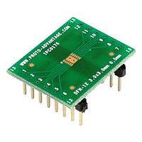 Chip Quik IPC0176 ອະເດັດເຕີແລະອະເດັດເຕີ DFN-12 ເປັນ DIP-16 SMT Adapter
