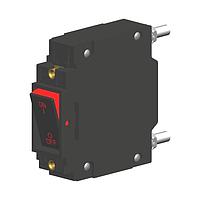 Carling Technologies C11-B0-34-650-131-E ຮາຍລະອຽດ Hydraulic-Magnetic 50A ONE POLE FLAT ROCKER RED
