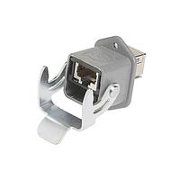 HARTING 09452151560 ອຸດສາຫະກຳ METAL,HAN3A,RJ45CAT6 PANEL FEED THROUGH
