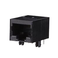 Kycon GSX-N-88-50 Modular 8P8C PCB R/A ສີດຳ 50u