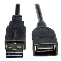 Tripp Lite UR024-006 USB 2.0 6ft USB 2.0 Uni Rvr ສາຍ M/F 6'