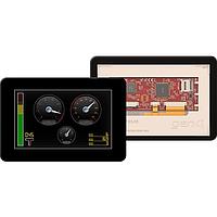 4D Systems gen4-uLCD-50D-CLB-AR ຊຸດຈໍ LCD ບໍ່ຕ້ອງສະເລີຍ 5.0" gen4 ສໍາລັບ Arduino ມີ gen4-uLCD-50D-CLB, Arduino Adaptor Shield + Cable