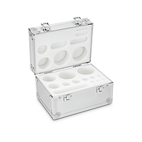 KERN 314-070-600 ກະຕ່າປົກປ້ອງອາລູມິນິມສໍາລັບຊຸດນ້ຳໜັກ (ຮູບສະເລ່ຍ/ກະທົບ, 1 g - 2 kg)