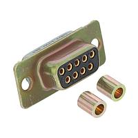 ITT Cannon M24308/23-13F ປຸ່ມຕໍ່ຕ່າງ Socket, ຄວາມໜາແດນມາດຕະຖານ Cadmium,1