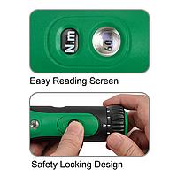 TOPTUL ANAU0803 ໄມໂຄມິເຕີທີ່ສາມາດປັບໄດ້ torque Wrench (ຈໍສະແດງຜົນ) (1/4")