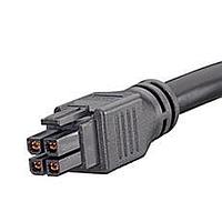 Molex 245136-0405 ສາຍສະແຕນລະດັບ MEGAFIT 4CKT CBL AY DR OVRMLD 0.5M BLK
