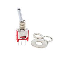 E-Switch 200MSP3T1B1M2QEH ສະຫນັບສະຫນູນ Toggle Switch SPDT ON-OFF-ON PC MT