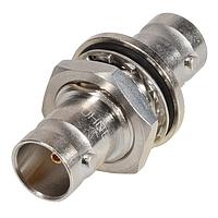 HUBER+SUHNER 34_BNC-75-0-2/133_NE ຕົວແປ RF - ລະຫວ່າງຊີຣີ BNC jack(f) ໄປຫາ BNC jack(f) ບັງເຮດ