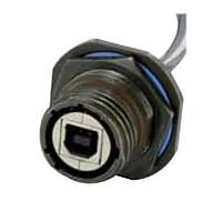 Amphenol Socapex USBBFTV7S2N03OPEN ສາຍ USB / ສາຍ IEEE 1394 ປິດກັນອາກາດ Jam USS-B Rec .3m Cordset/Pigtail