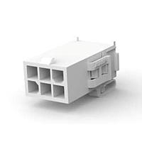 AMP Connectors - TE Connectivity 794244-1 ກອງຮັບສະບັບ Receptacle Housings 06P MINI UMNL2 CAP HSG UL94V2