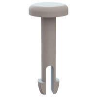 Essentra Components 27PIF0019 ອຸປະກອນກົດເຂົ້າ Push-In, ຮູ .095, ຄວາມຫນາແຜ່ນ .445