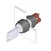 EAO 51-135.025D ສະຫນັບສະຫນູນ Keylock Switches KYLK RND MNT 2POS
