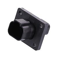 Amphenol SINE Systems AT04-4P-CL06 4-ທາງ 4 ຕຳແໜ່ງ Rcpt Fng Mnt Conn Pn Blk rdu seal