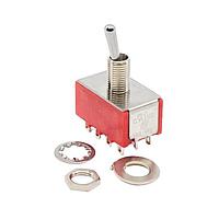 E-Switch 1004P1T1B1M1QEH ສະຫນັບສະຫນູນ Toggle 4PDT ON-ON SLDR MNT