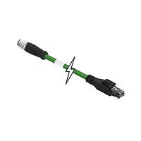 Molex 1201080261 ເຄື່ອງສາຍ Ethernet / ເຄື່ອງສາຍເຄືອກຕ່າງໆ M12-4P(D)-MM-ST/ RJ45-M-25M-PUR