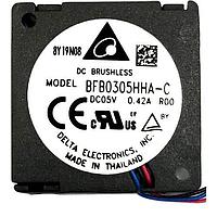 Delta Electronics, Inc. BFB0312MA-CF00 ພູມລົມ Blower, 30x10mm, 12VDC, Ball, 3-Lead Wires, Lock Rotor Sensor, Tachometer