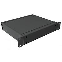 Hammond Manufacturing RMCS9018BK1 ກະແຈອຸປະກອນຕິດຕັ້ງໃນແຖບ Rackmount 1.75x8.5x8" ແບບແຂນງານ