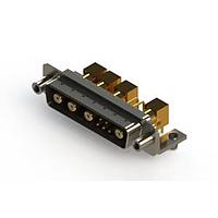 EDAC 629-9W4-240-5T5 ຕູ້ຕິດຕໍ່ D-Sub ປະສົມມຸມຂວາ ຕູ້ຕິດຕໍ່ພະລັງງານ Combo D-Sub