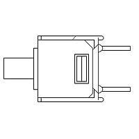 Alcoswitch - TE Connectivity PMS9P1B10M2RE ສະບມິນິເມດເີ PC Thru-Hole ທອງ Off-Mom PB Switch