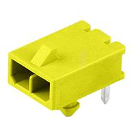 Molex 215760-1042 ພິບບີ Receptacle Versa Color RA Header Thru Hole Single Row 2 Ckts Matte (Sn) GloWire Ylw
