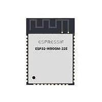 Espressif Systems ESP32-WROOM-32E-H4 ໂມດູນ Multiprotocol ໂມດູນ SMD, ESP32-D0WD-V3, ESP32 ECO V3, 4 MB SPI flash, ອະນະໂຕ PCB, -40 C +105 C.