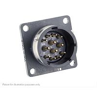 Eaton Souriau-Sunbank UTGX014D12PW ຮັບສິນສ່ວນ Receptacles Square flange receptacle, ບໍ່ມີ backshell, ມີ 12 ຕິດຕໍ່ຜູ້ຊາຍ PCB, IP68/69K ໃນສະພາບບໍ່ໄດ້ຕ້ອງການ, keying W