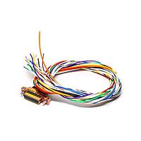 ITT Cannon MDM-25PH003L ຂໍ້ມູນ Micro-D D-Sub Connectors MICRO 25 M 18" RBW JACKS LP