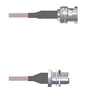 Amphenol Custom Cable Q-0K022000R008i ສາຍສັນຍານ RF BNC-SP/N-SJB G316D 8I