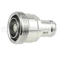 Fairview Microwave SM4473 7/16 DIN Female to N Female Adapter (6 Ghz, IP67 UnMated)