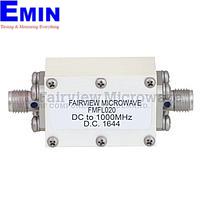 Fairview FMFL020 Lowpass Filter Operating From DC to 1,000 MHz With SMA Female Connectors