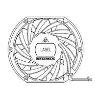 Delta Electronics, Inc. THB1548DG-CXKR ພັງລົມ Tubeaxial Tubeaxial, 150x172x51mm, 48VDC, Ball, 3-Lead Wires, Lock Rotor Sensor, Tach