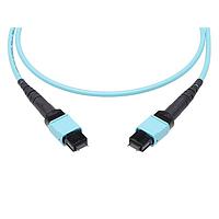 Molex 106283-0245 ສາຍສົ່ງສັນຍານແບບ Fiber Optic QSFP-DD MPO-to-MPO Patch Cord 50/125um 3mm MultiMode 16 Fiber OM4 5m Lgth Aqua