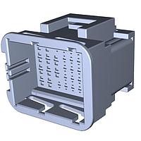 AMP Connectors - TE Connectivity 936429-2 ກອງປົງ HYBRID 42P CAP ASSY BLK