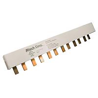 Altech 2P18U3/18 2 Phase Busbar 2 Ph Busbar 314.8mm 18Pin 9x2pole, 80A