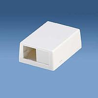 Panduit CBXJ2WH-A ກ່ອງຕິດຕັ້ງພື້ນ Surface Mount Box SM BOX WHITE .91X1.77X2.44