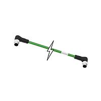 Molex 1201080510 ເສັ້ນສາຍອ່ານສະເຊນເຊີ / ເສັ້ນສາຍອັກຕູເວີ CSE M12 ETH 4P DC MA MA RA WSOR 5M DE